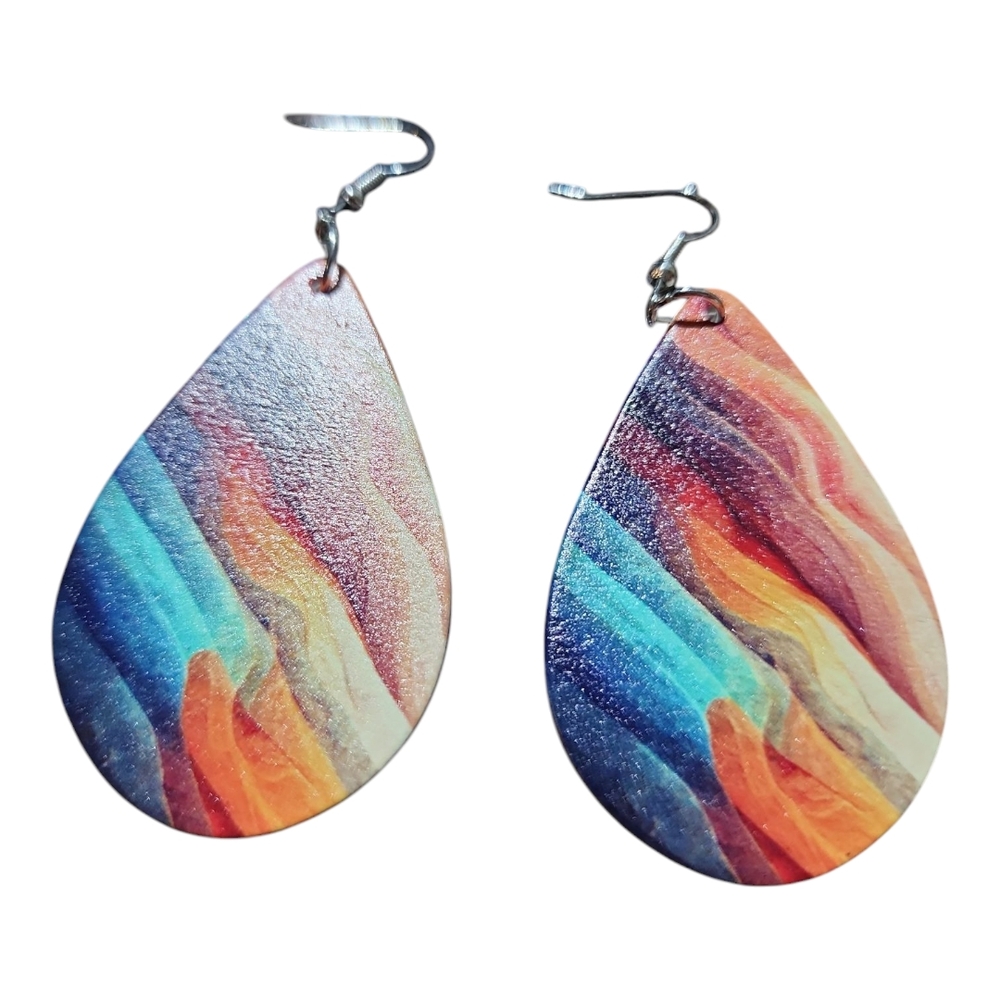 Colorful Teardrop Earrings
